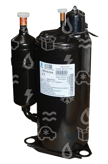 kompresor rotační Tecumseh RK5515C-FZ, AC - R407C, 220 - 240V, 50Hz